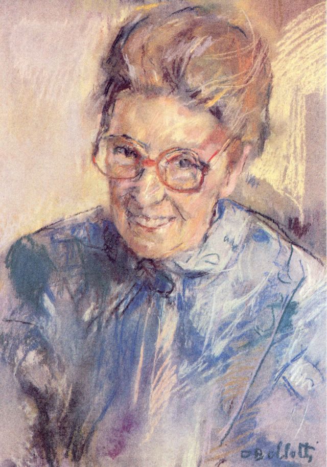Julia Verhaeghe Anya portréja, Dina Bellotti munkája